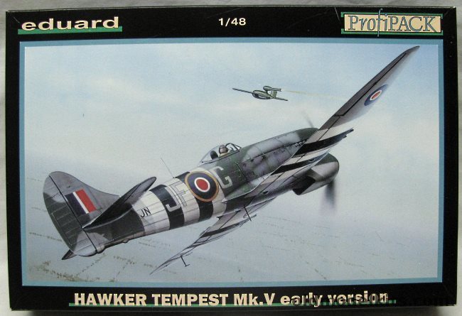 Eduard 1/48 Hawker Tempest Mk.V (Early) Profipack - With Decals For Three Aircraft, 8025 plastic model kit